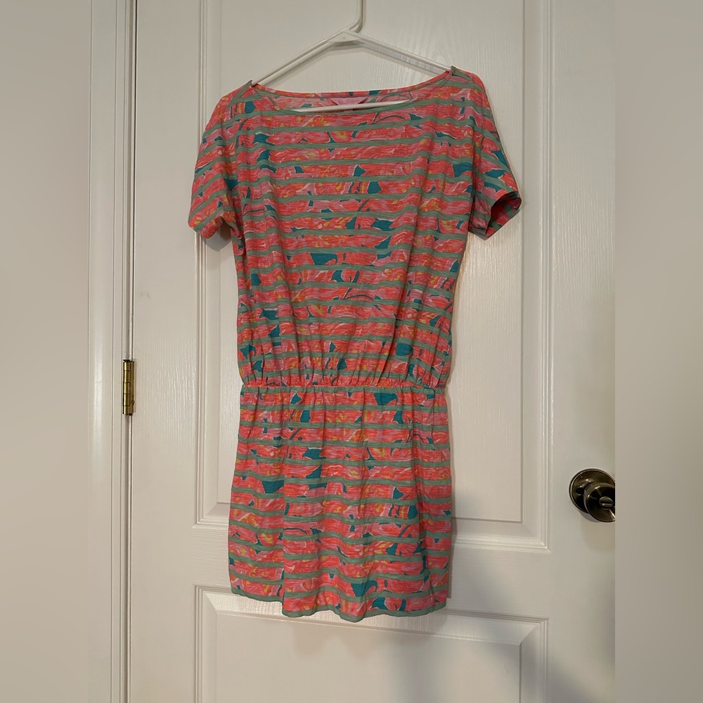 Lilly Pulitzer Vibrant Striped Mini Dress